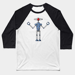 Pixel Robot 098 Baseball T-Shirt